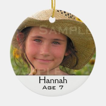 Multi-photo Family Christmas Ornament by holiday_store at Zazzle