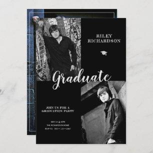 Multi Photo Graduation Invitation