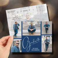 Multi Photo Graduation Party Invitation