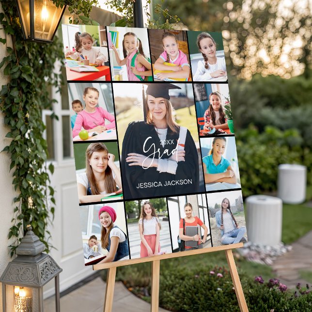 Multi=Photo Personalized 20XX Grad Sign  (Creator Uploaded)
