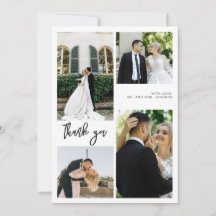 Multi Photo Thank You Card