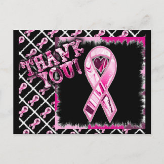 Multi Pink Ribbon Postcard