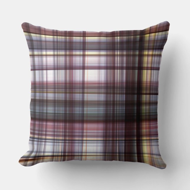 Multi- Plaid Reversible Pillows (Front)