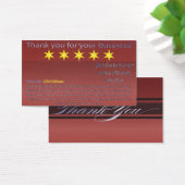 Multi Platform five star rating feedback card (Desk)