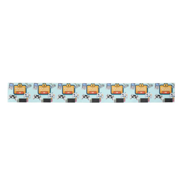 Multi Platform Video Game Satin Ribbon (Front)