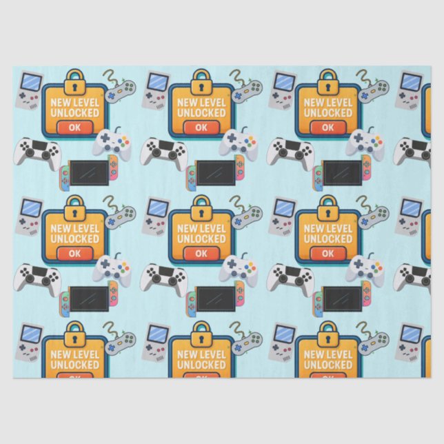 Multi Platform Video Game Tissue Paper (Front)