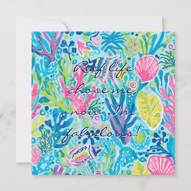 Multi purpose flat card in stylish graphic (Front)