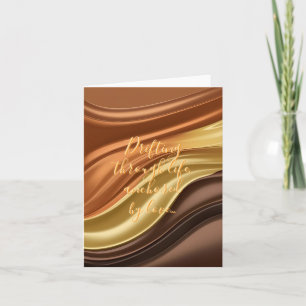 Multi purpose folded card in stylish graphic