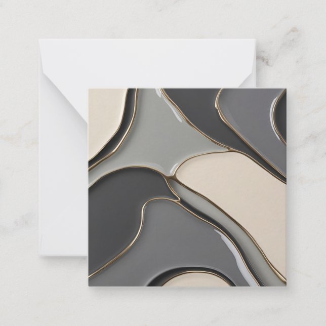 Multi purpose note card in stylish graphic (Front)