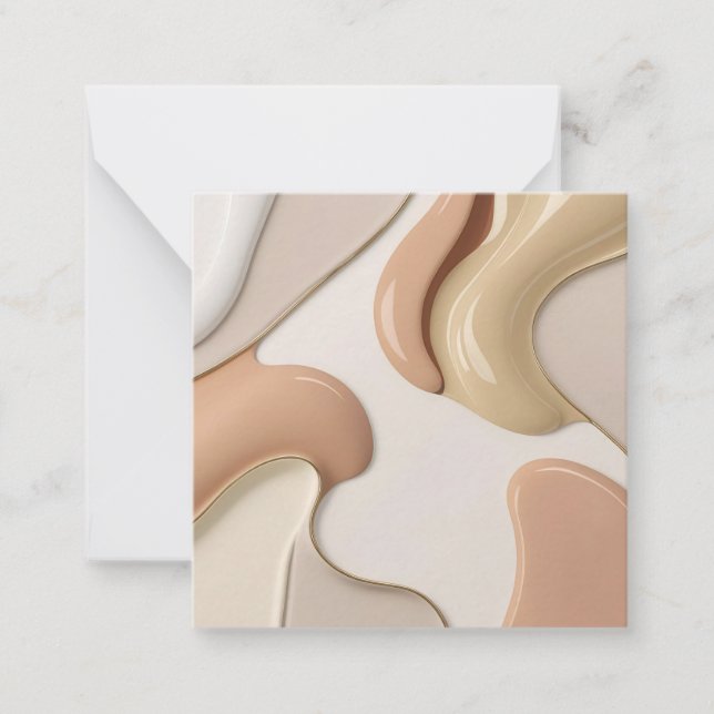 Multi purpose note card in stylish graphic (Front)