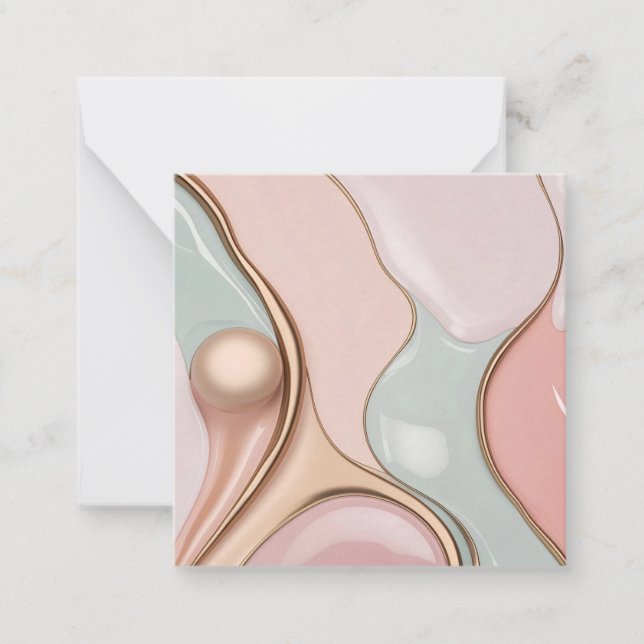 Multi purpose note card in stylish graphic (Front)