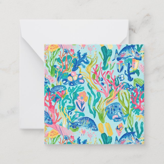 Multi purpose note card in stylish graphic (Front)