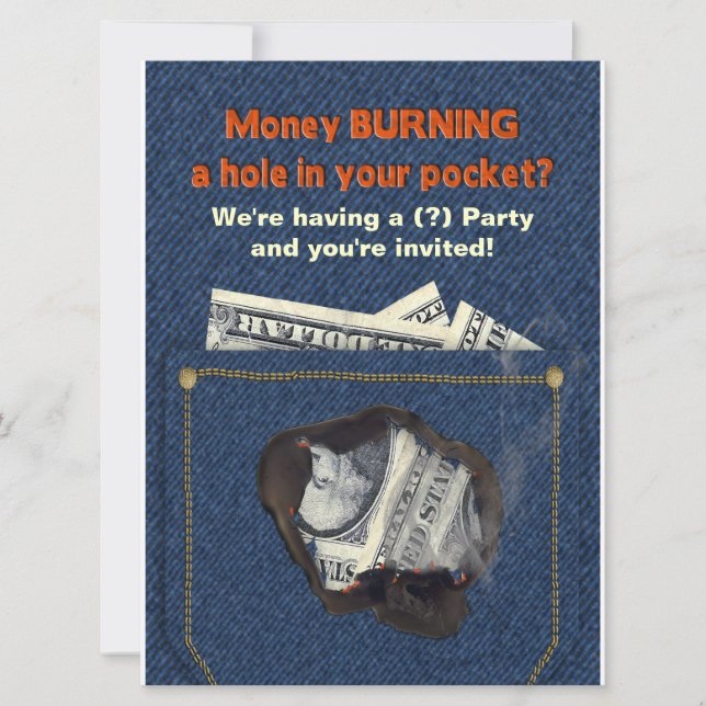 Multi-Purpose Product Party Invitation-Humor Invitation (Front)