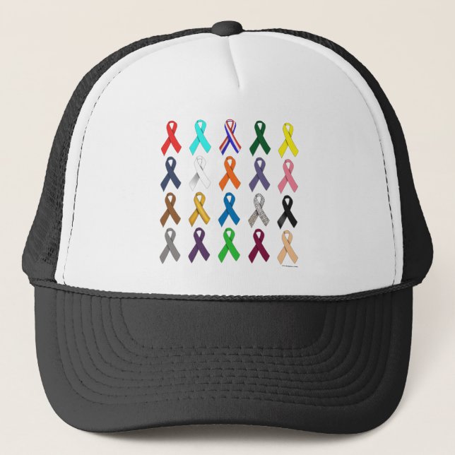 Multi-Ribbon Trucker Hat (Front)