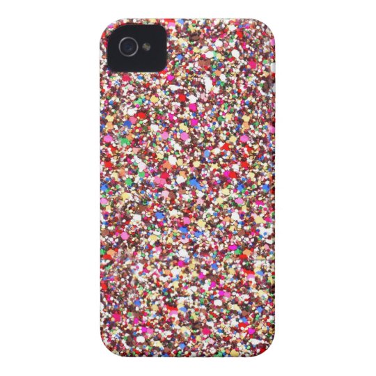 Multi Sequins Reds Sparkle Glitter Bling iPhone 4 iPhone 4 Case