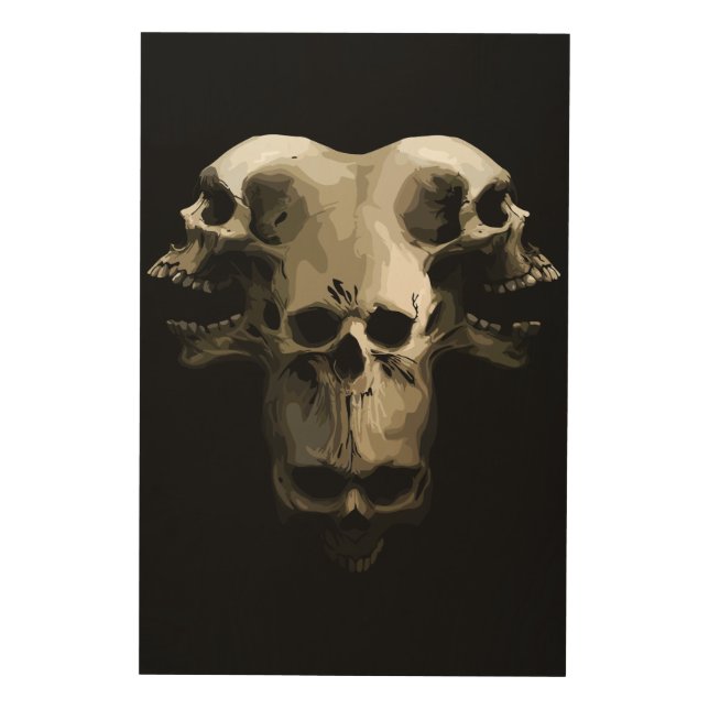 Multi-Skull Fusion Art (Front)
