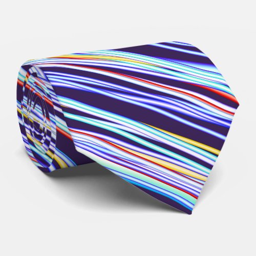 Multi Stripe Fractal Tie