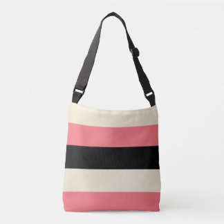 Multi- Stripe Vanilla Collection Crossbody Bag