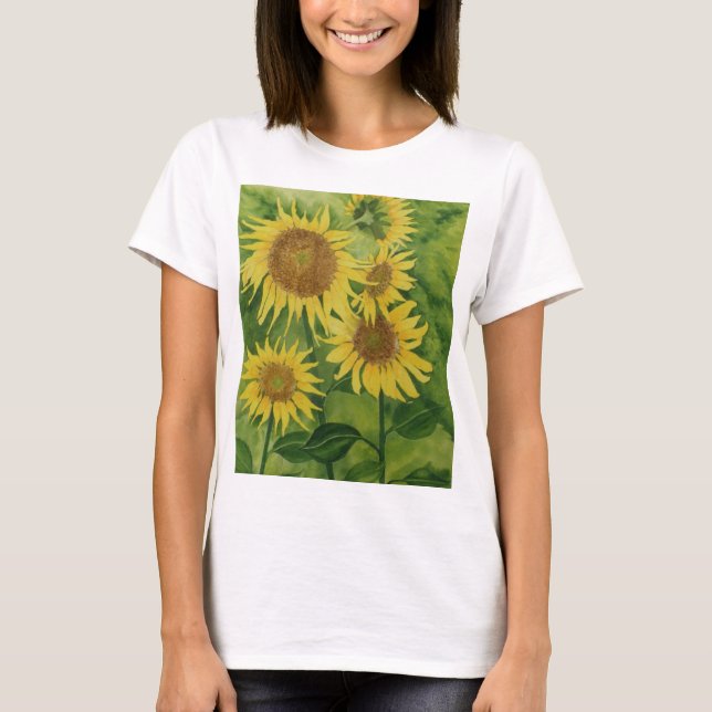 multi sunflowers T-Shirt (Front)