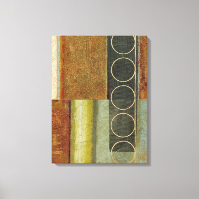 Multi-textured Abstract Painting by Vision Studio Canvas Print (Front)