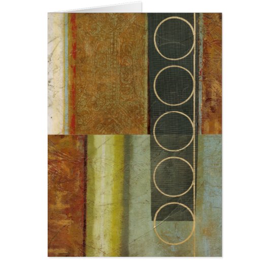 Multi-textured Abstract Painting by Vision Studio Cards (Front)
