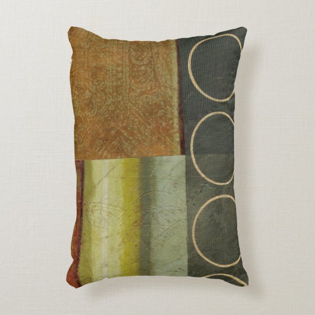 Multi-textured Abstract Painting by Vision Studio Decorative Pillow (Front(Vertical))