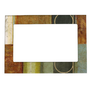 Multi-textured Abstract Painting by Vision Studio Magnetic Photo Frame