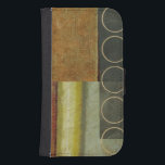 Multi-textured Abstract Painting by Vision Studio Phone Wallet<br><div class="desc">A Vision Studio original,  this abstract painting has a multi-textured feel thanks to the different patterns used to create it. This piece has a lot going on. Let it bring some life to your wall!</div>