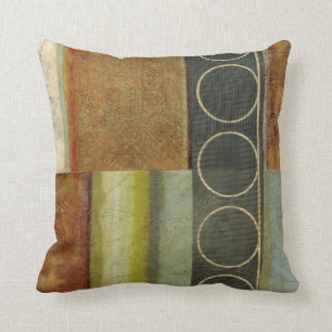 Multi-textured Abstract Painting by Vision Studio Throw Pillow