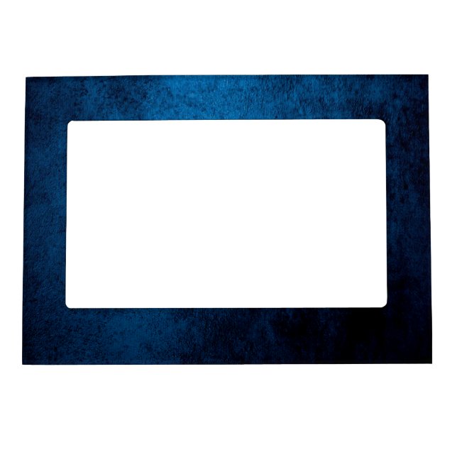 Multi tone blue, dark blue, light blue magnetic frame (Front)