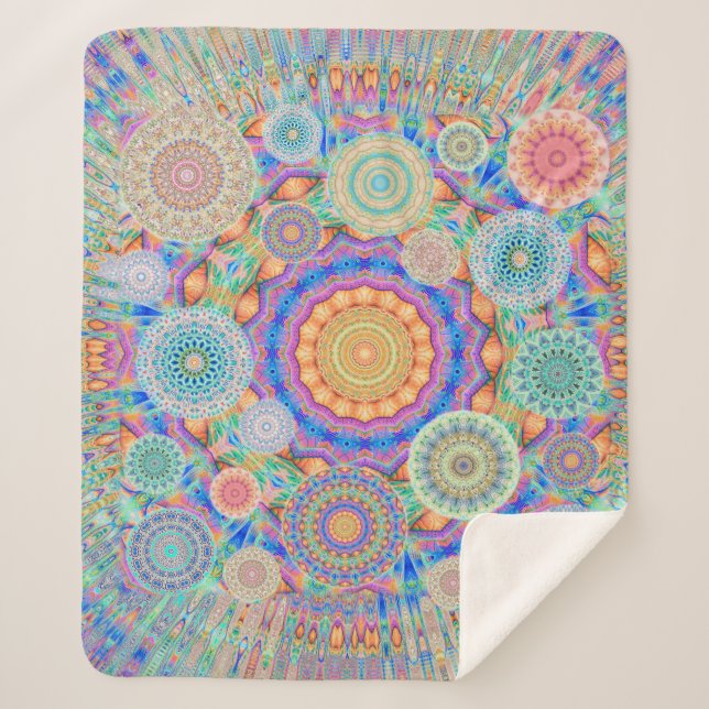 Multi Verse Sherpa Blanket (Front)