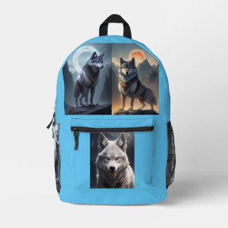 Multi Wolf Backpack