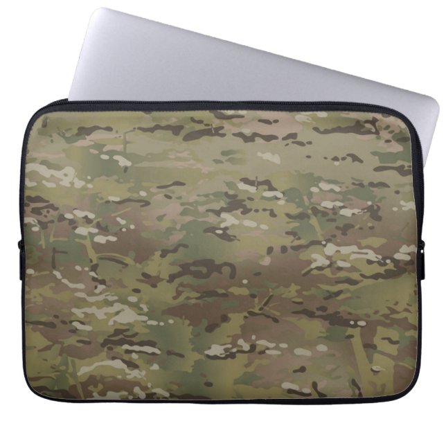 Multicam camouflage laptop sleeve (Front)