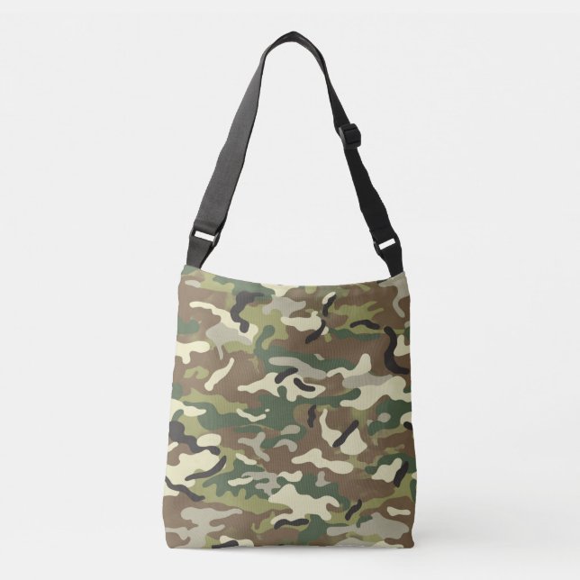 Multicam Tactical Camouflage Pattern Crossbody Bag (Front)