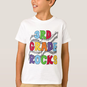 Multicolor 3rd Grade Rocks Tshirts and Gifts