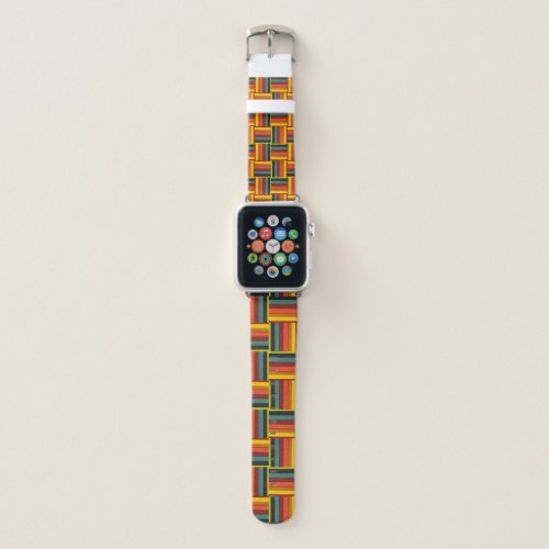 Multicolor Abstract  Apple Watch Band