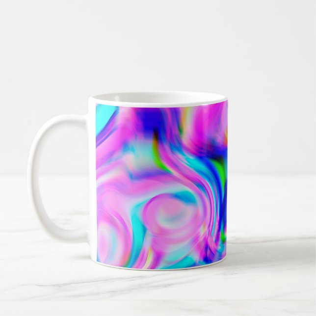 Multicolor abstract background. Colorful pattern. Coffee Mug (Left)