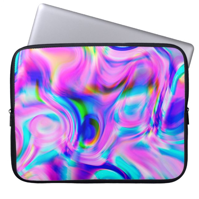 Multicolor abstract background. Colorful pattern. Laptop Sleeve (Front)