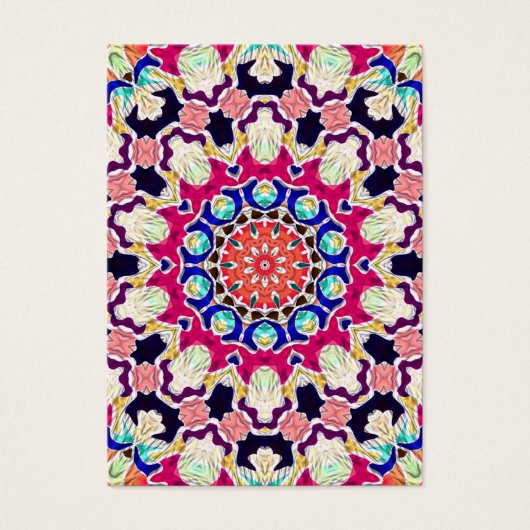 Multicolor Abstract Kaleidoscope Mandala (Front)