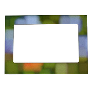 Multicolor Abstract Painting Magnetic Photo Frame
