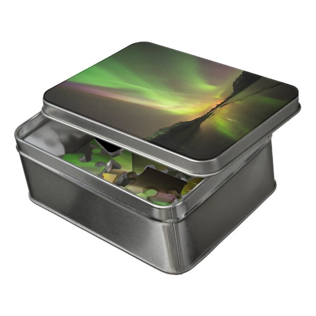 Multicolor Aurora Jigsaw Puzzle (Lid Open)
