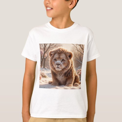 Multicolor Baby Lion T_Shirt Collection