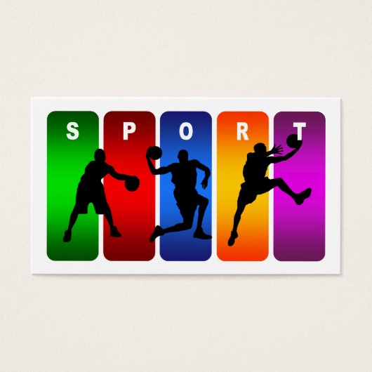 Multicolor Basketball Emblem (Front)