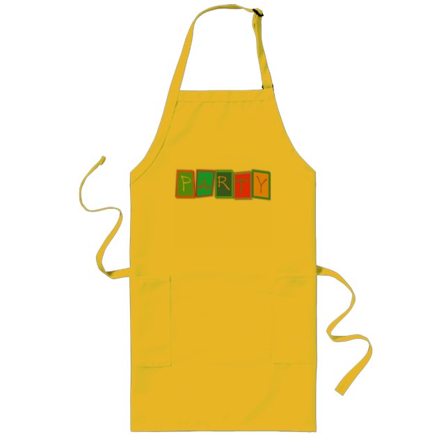 Multicolor Blocks Party Apron (Front)