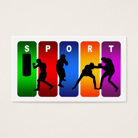 Multicolor Boxing Emblem (Front)