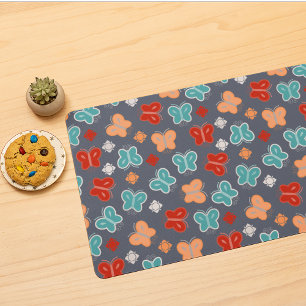 Multicolor Butterfly Cloth Placemat