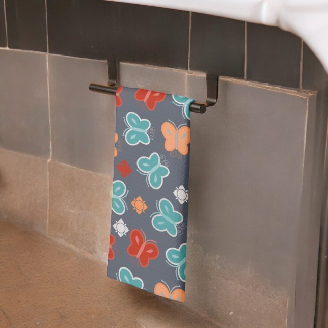 Multicolor Butterfly Kitchen Towel (Kitchen Towel)