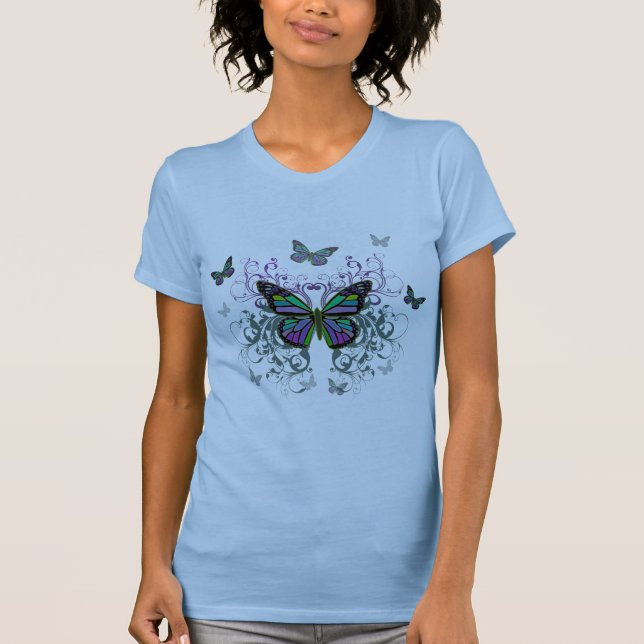 MultiColor Butterfly T-Shirt (Front)