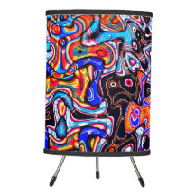 Multicolor Chaos Abstract Lamp