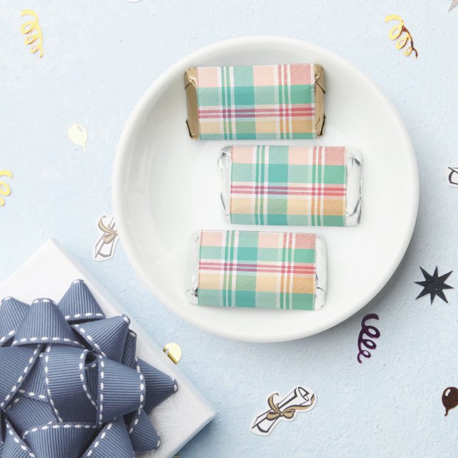 Multicolor Checkered Plaid Hershey's Miniatures (Party)